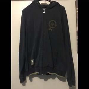 Vintage LRG Hooded Sweatshirt Full Zip sz XXL